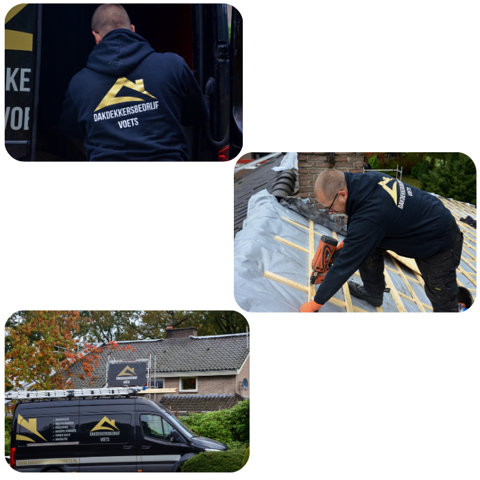 projectfoto's dakdekkersbedrijf Voets