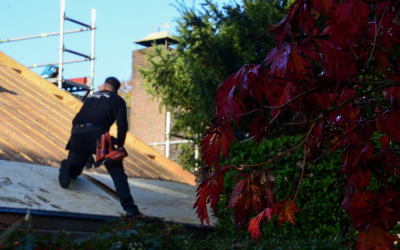 dakdekker-voets-op-het-dak-